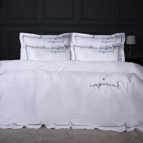 Комплект постельного белья Imperial Tencel №01 White - 2
