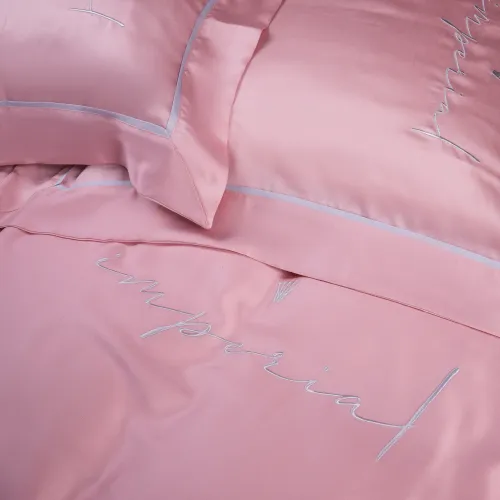 Простирадло на гумці Imperial Tencel №02 Pink - висота 25 см - 3
