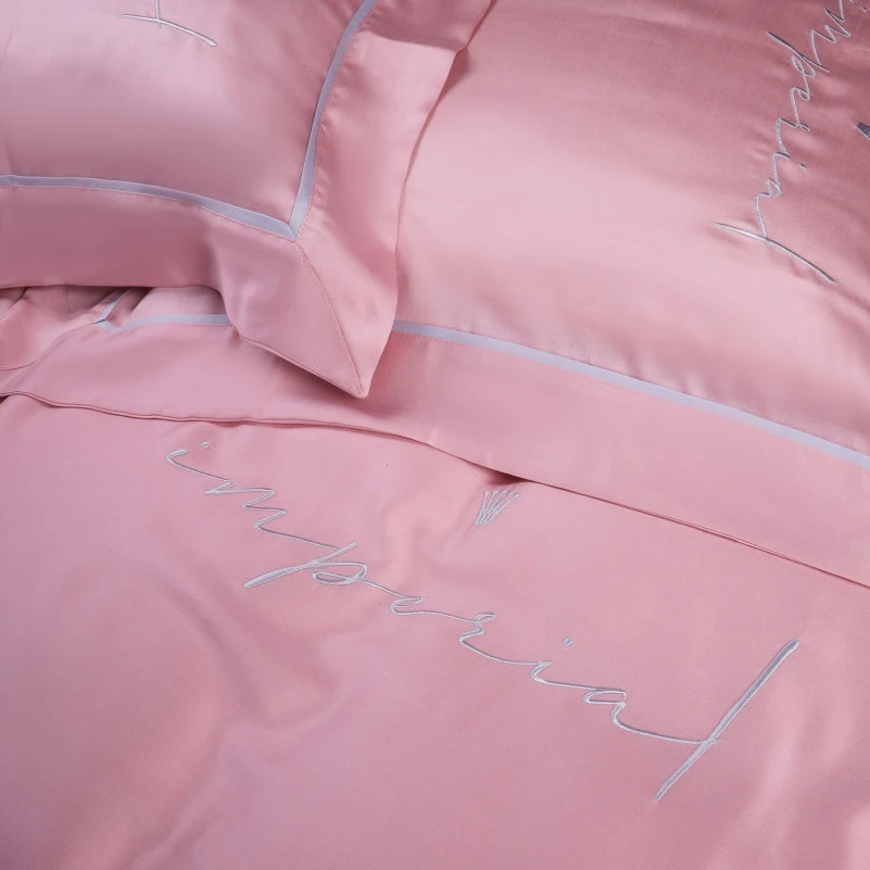 Комплект постільної білизни Imperial Tencel №02 Pink - 2