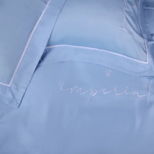 Простирадло на гумці Imperial Tencel №04 Blue - висота 25 см - 5