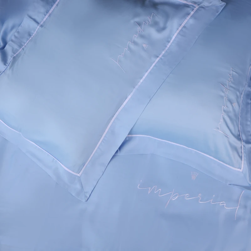 Комплект постільної білизни Imperial Tencel №04 Blue - 4