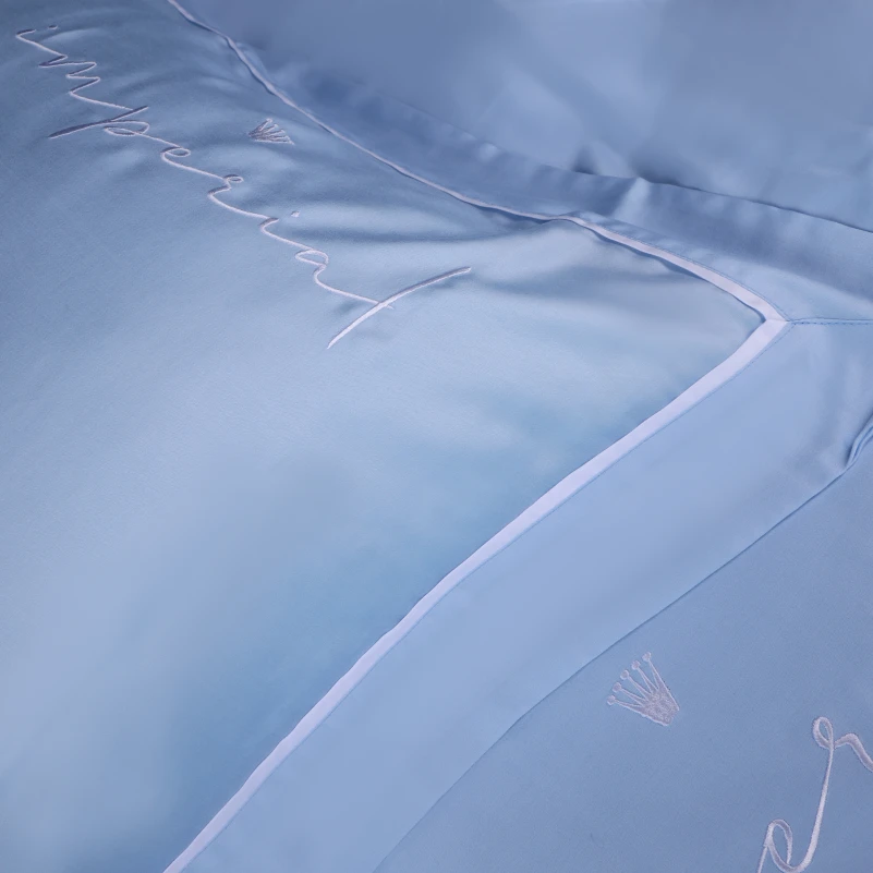 Комплект постільної білизни Imperial Tencel №04 Blue - 1