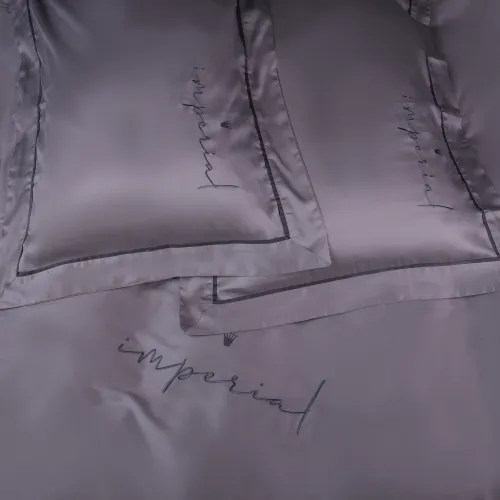 Простирадло на гумці Imperial Tencel №06 Gray - висота 25 см - 4