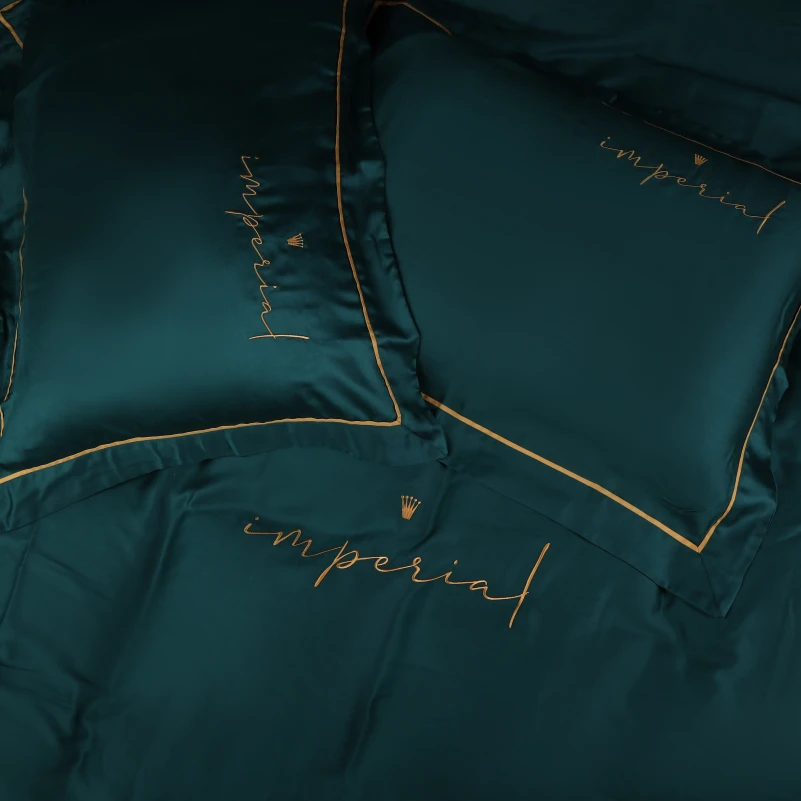 Комплект постільної білизни Imperial Tencel №07 Emerald - 6