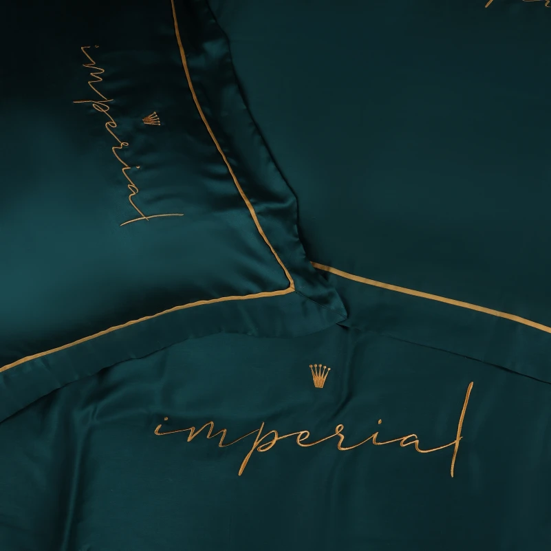 Комплект постільної білизни Imperial Tencel №07 Emerald - 5