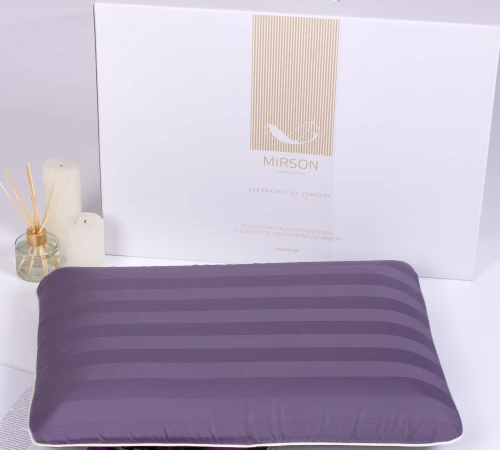 Подушка ортопедическая №7002 Elite Noble stripe Peony WOMEN 59*43*10 см