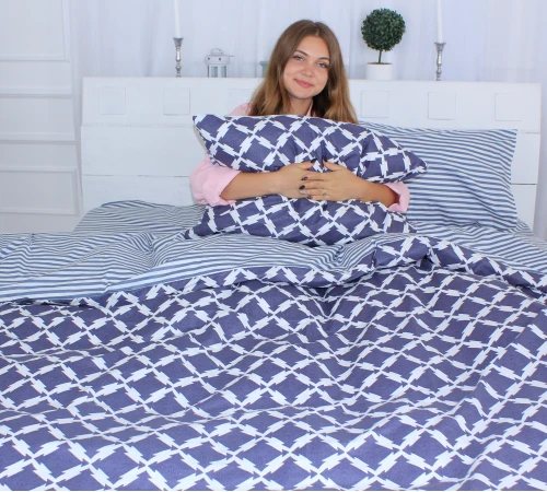 Простирадло MirSon Ranforce Elite 17-0008 Ubaldo