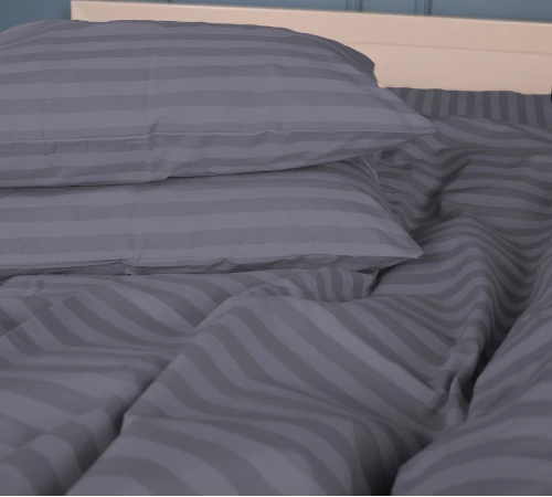 Наволочка MirSon Ranforce Elite 17-0601 Stripe Gray