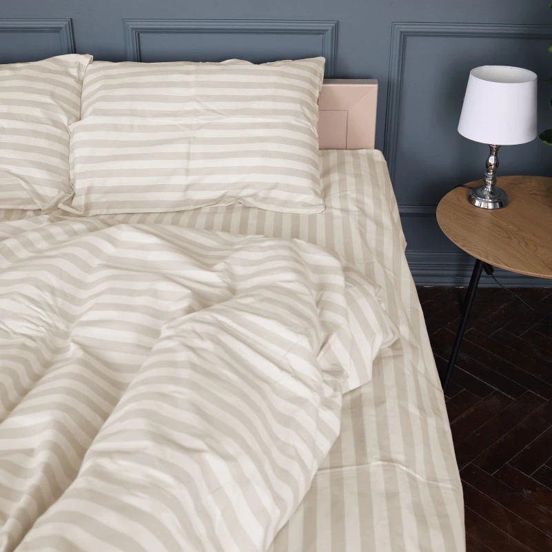 Постільна білизна Бязь 17-0604 Stripe Yellow - 2