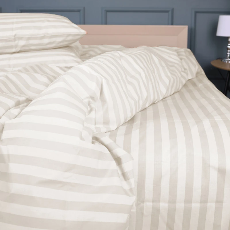 Простынь Ranforce Elite 17-0604 Stripe Yellow на резинке высота 25 см (детские 10 см)