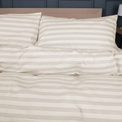 Пододеяльник MirSon Ranforce Elite 17-0604 Stripe Yellow - 2