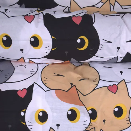 Комплект постільної білизни Бязь 17-0769 Funny Cat - 4