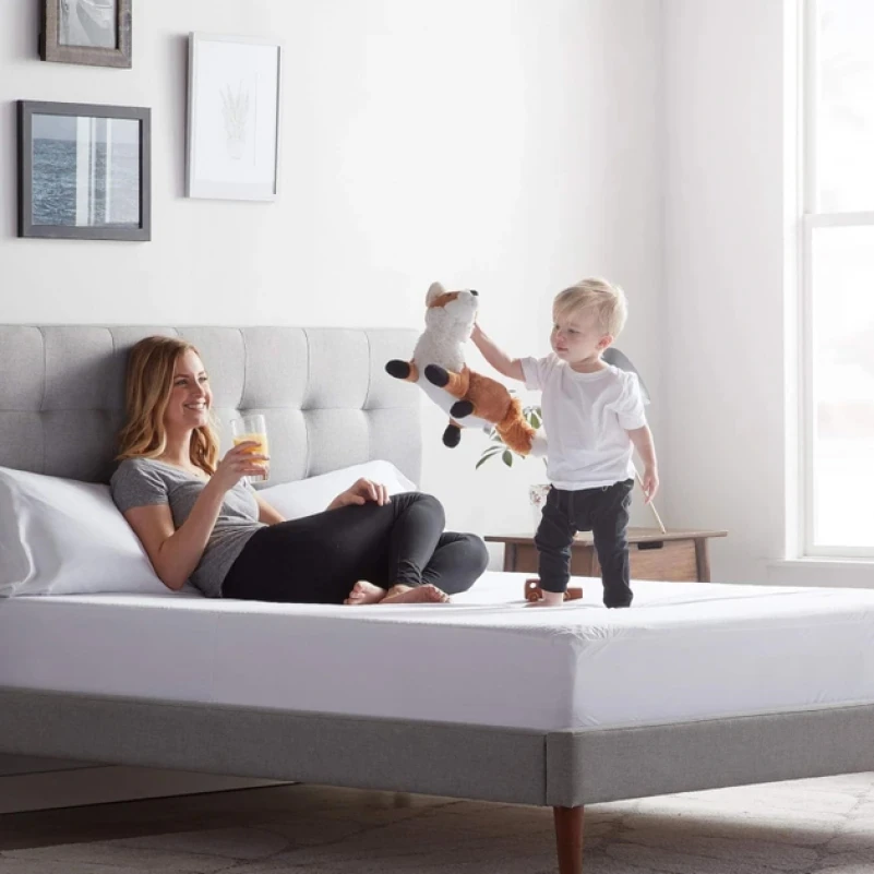 Наматрацник Terry Waterproof №218 (махровий водонепроникний на резинці по периметру) - 5