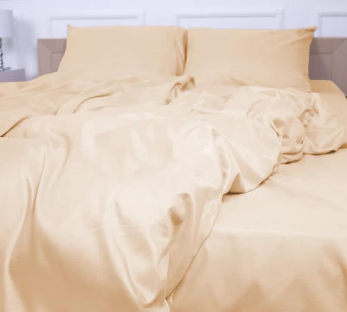 Простирадло №12-0712 Vanila Mikrosatin Premium Однотонне - 2