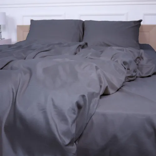 Простынь №19-0000 Monument Mikrosatin Premium Однотонная - 2