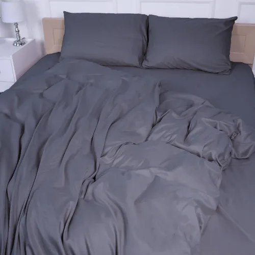 Комплект постільної білизни №19-0000 Monument Microfiber Premium Однотонний - 4