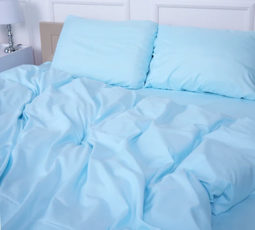 Комплект постільної білизни №12-4608 Clear Water Mikrosatin Premium Однотонний
