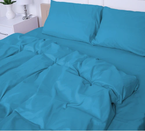 Комплект постільної білизни №18-4735 Capri Breeze Mikrosatin Premium Однотонний - 2
