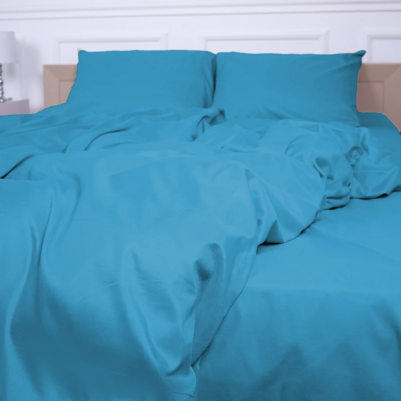 Комплект постільної білизни №18-4735 Capri Breeze Mikrosatin Premium Однотонний - 2