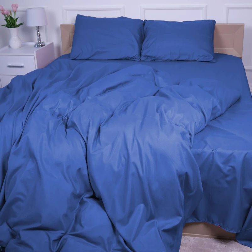 Комплект постільної білизни №18-4039 Regatta Mikrosatin Premium Однотонний - 6
