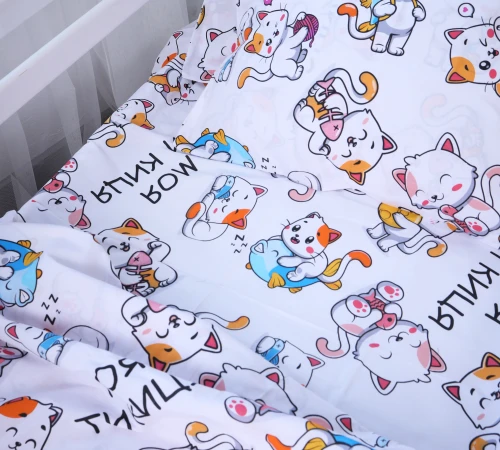 Простынь на резинке (бязь) Kids Time - высота 10 см 17-4817 Lucerne