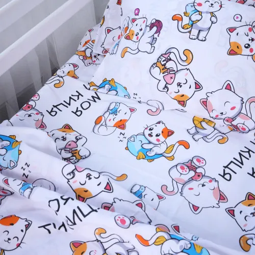 Простынь на резинке (бязь) Kids Time - высота 10 см 17-4817 Lucerne