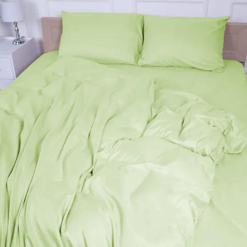 Простирадло на гумці №12-0525 Luminary Green Microfiber Premium - висота 25 см (дитячі 10 см) - 5