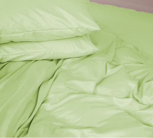  Простирадло №12-0525 Luminary Green Mikrosatin Premium Однотонне