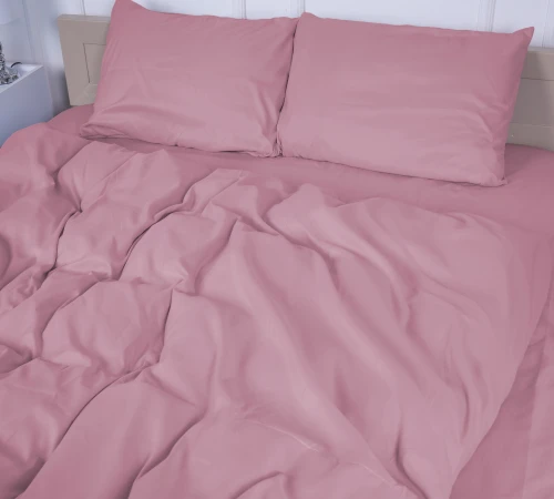 Простирадло №15-1415 Coral Cloud Mikrosatin Premium Однотонне - 2