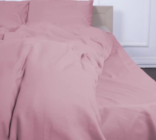 Простирадло №15-1415 Coral Cloud Mikrosatin Premium Однотонне