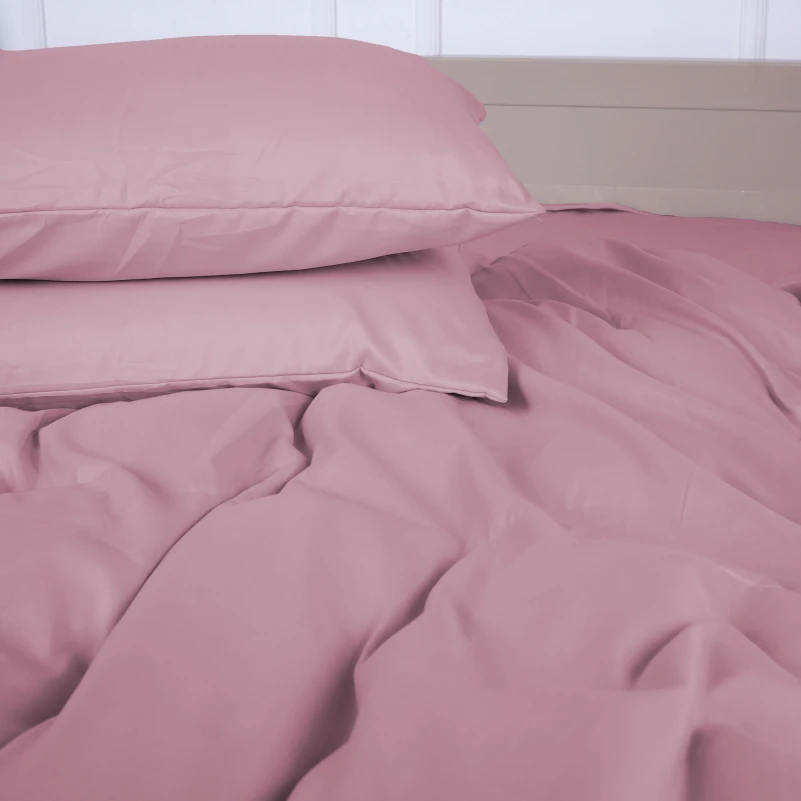 Комплект постільної білизни №15-1415 Coral Cloud Mikrosatin Premium Однотонний - 5