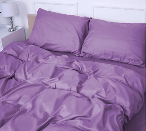  Комплект постільної білизни №16-3310 Lavander Herb Mikrosatin Premium Однотонний