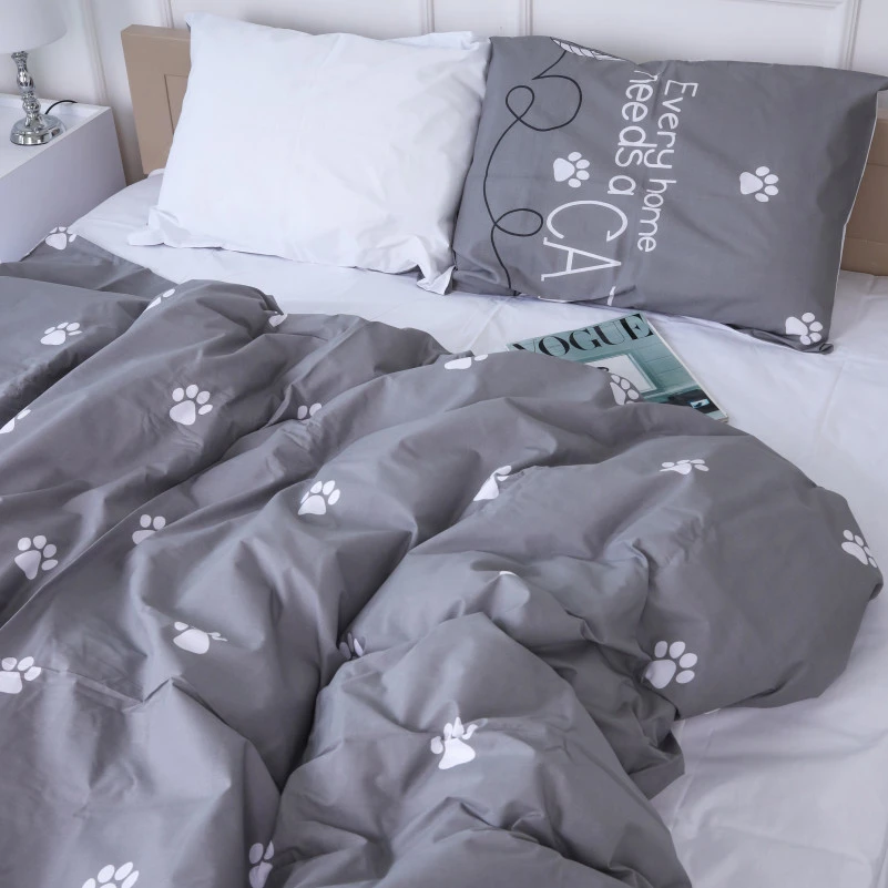 Комплект постільної білизни Бязь 17-4737 Cat's paws