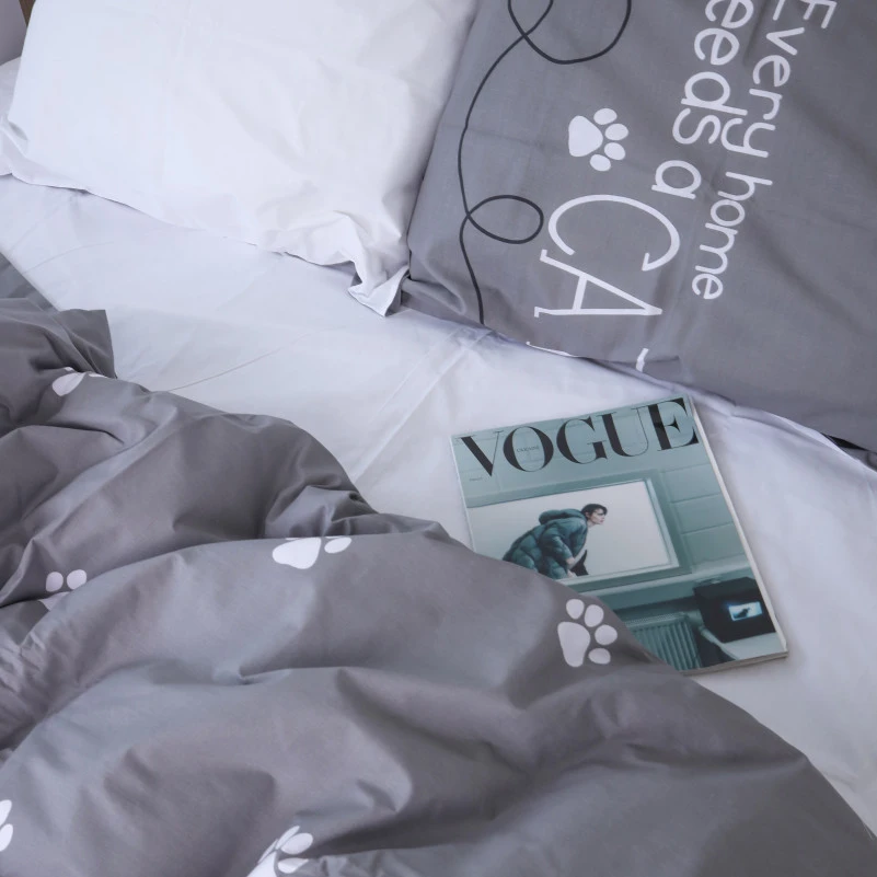 Комплект постільної білизни Бязь 17-4737 Cat's paws - 2