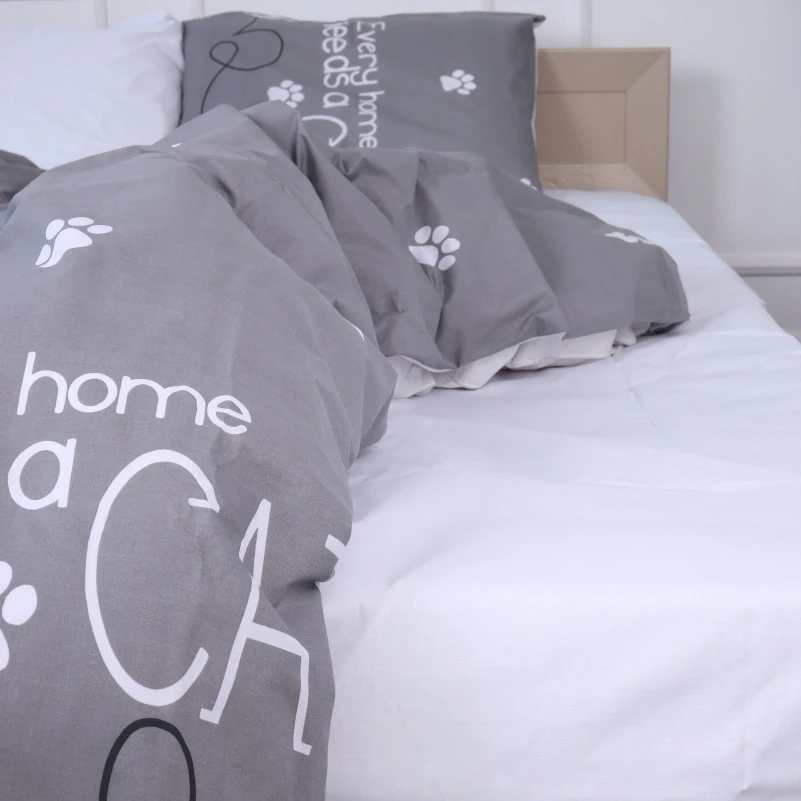 Комплект постільної білизни Бязь 17-4737 Cat's paws - 3