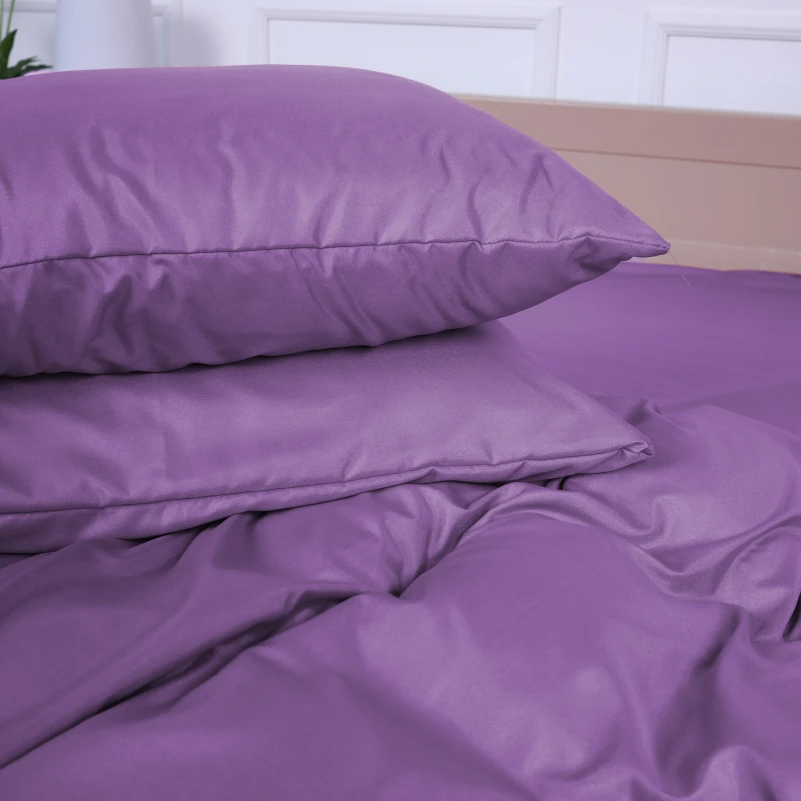 Комплект постільної білизни №16-3310 Lavander Herb Mikrosatin Premium Однотонний - 5