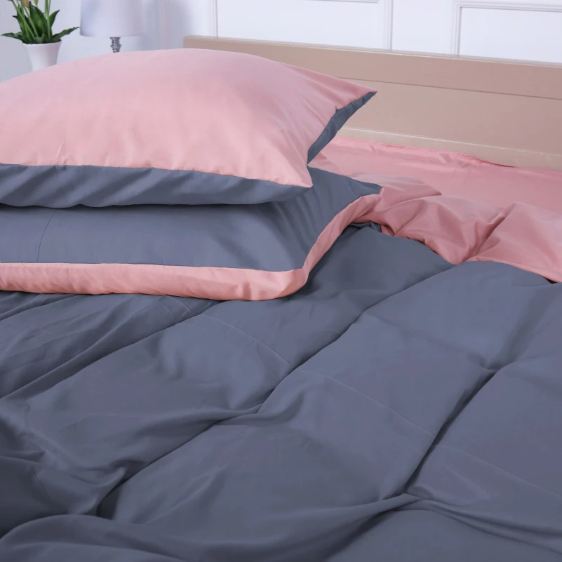 Комплект постільної білизни Estivella (15-1415 + 19-0000) Mikrosatin Premium Двусторонній - 3