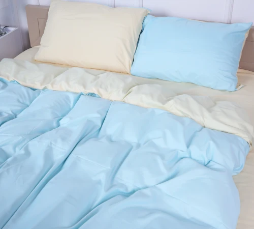 Комплект постільної білизни Quintueles (12-0712 + 12-4608) Mikrosatin Premium Двусторонній