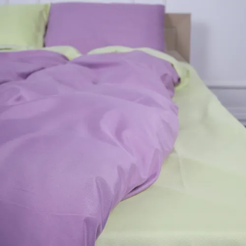 Комплект постельного белья Viguera (12-0525 + 16-3310) Microfiber Premium Двухсторонний - 3
