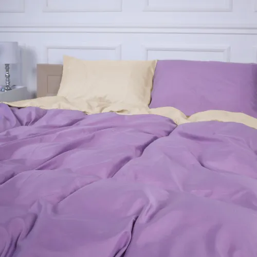 Комплект постельного белья Margolles (12-0712 + 16-3310) Mikrosatin Premium Двухсторонний - 2