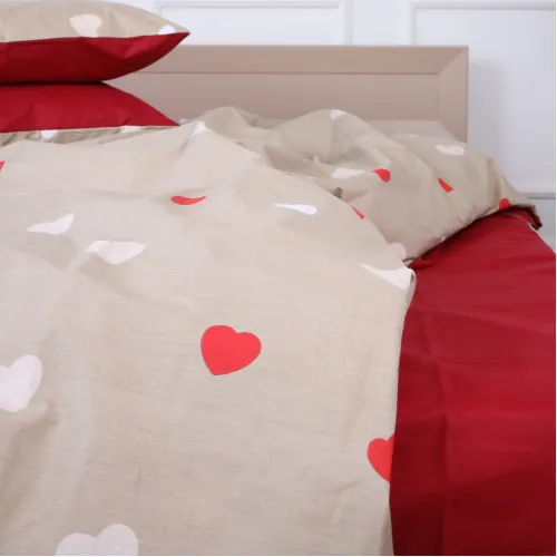 Простирадло Ranforce Elite 17-4750 Multicolored hearts