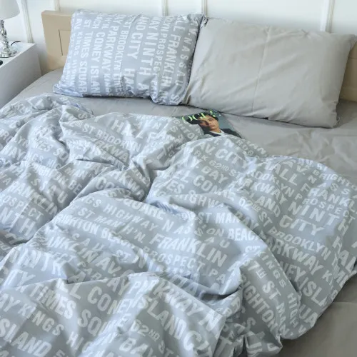 Пододеяльник Бязь 17-4739 Newspaper - 2