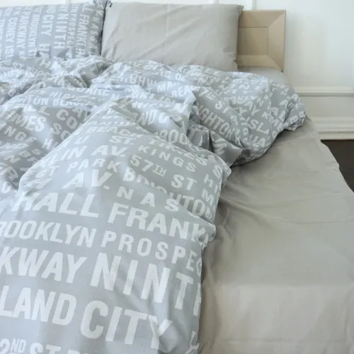 Простынь Бязь 17-4739 Newspaper