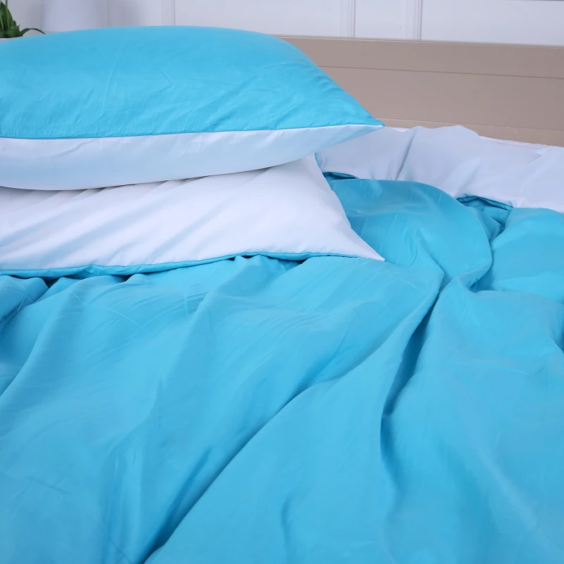 Комплект постільної білизни Selores (18-0000 + 18-4735) Mikrosatin Premium Двусторонній - 3