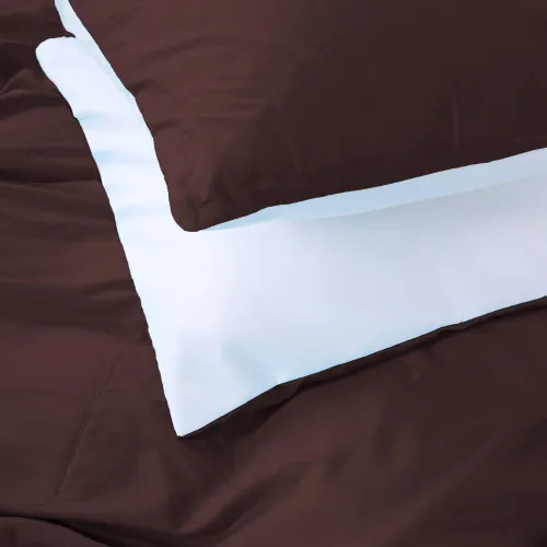 Наволочка Oliana (18-0000 + 19-1230) Mikrosatin Premium Двухсторонняя - 2