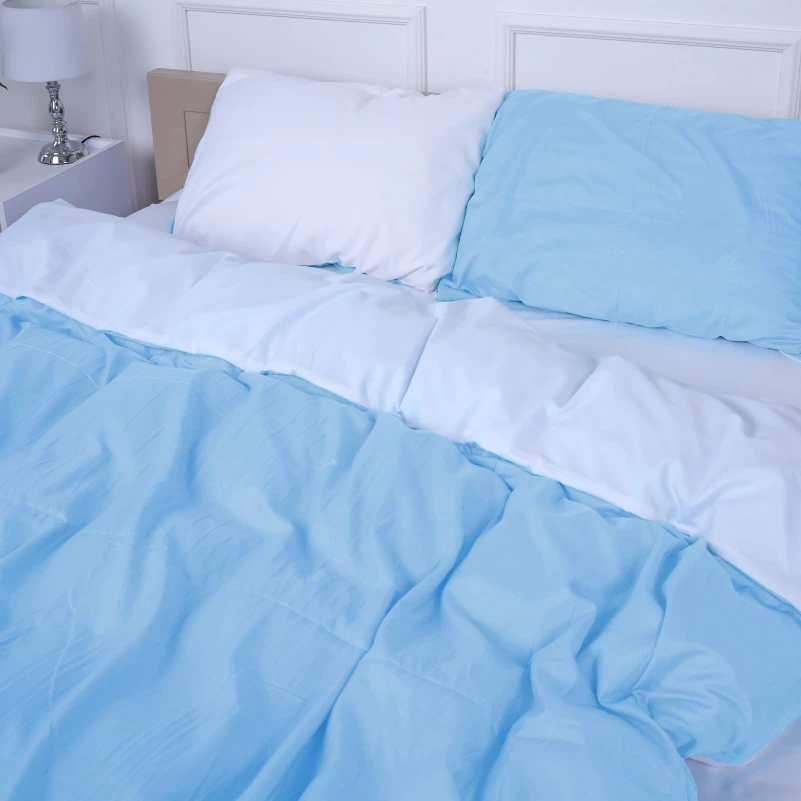 Комплект постільної білизни Reliegos (18-0000 + 12-4608) Mikrosatin Premium Двусторонній - 1