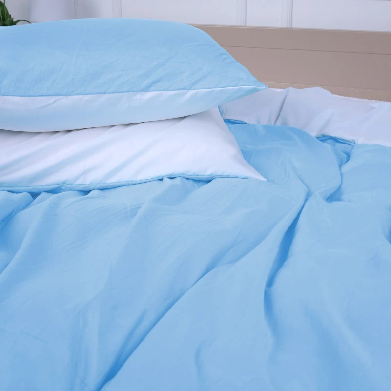 Комплект постільної білизни Reliegos (18-0000 + 12-4608) Mikrosatin Premium Двусторонній - 3