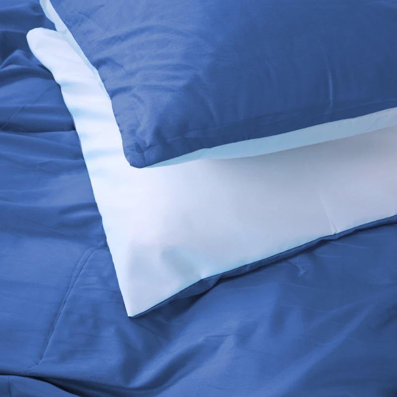 Комплект постільної білизни Intriago (18-0000 + 18-4039) Mikrosatin Premium Двусторонній - 2