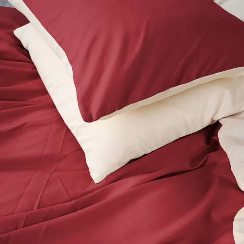 Наволочка Gorafe (12-0712 + 19-1655) Mikrosatin Premium Двухсторонняя - 2