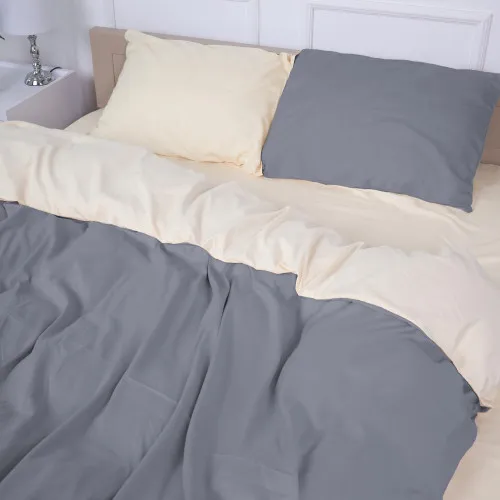 Пододеяльник Cambarco (12-0712 + 19-0000) Mikrosatin Premium Двухсторонний - 2